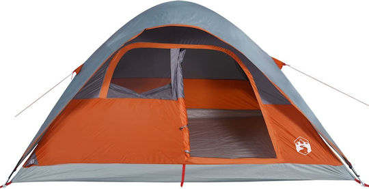 vidaXL Camping Tent Igloo Orange With Double Cloth For 6 People 334x273x190cm