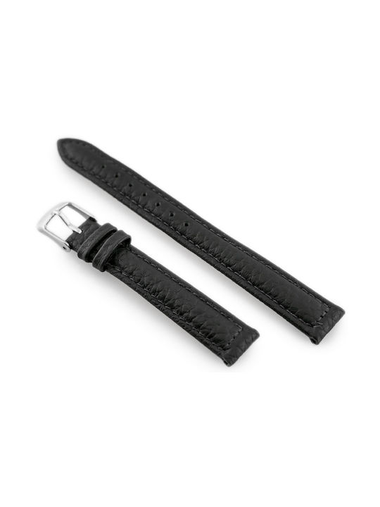 Pacific Leather Strap Black 16mm