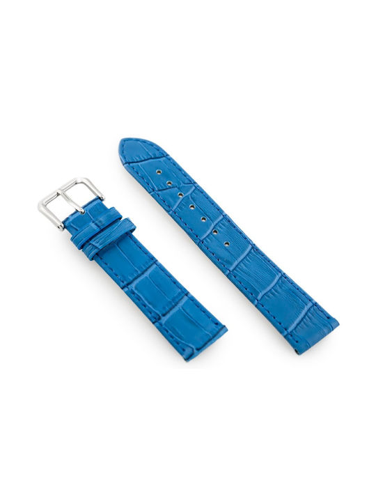 Pacific Leather Strap Blue 22mm