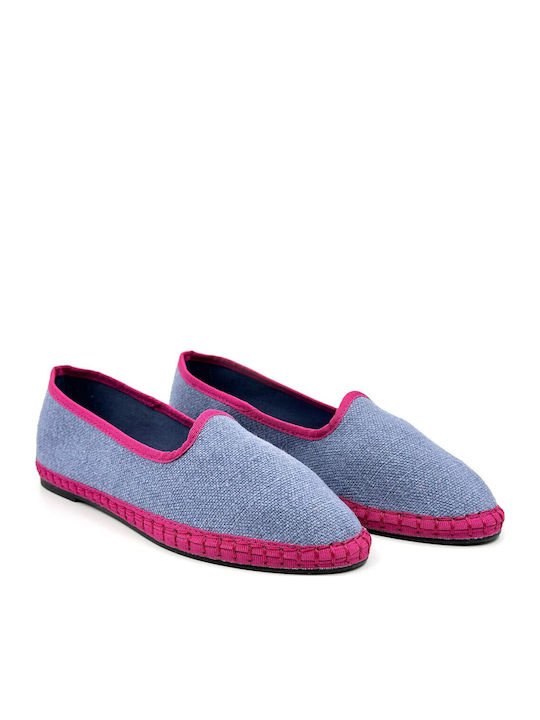 Damen Ballerinas in Blau Farbe