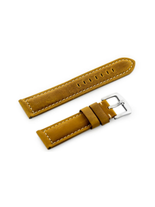 Pacific Leather Strap Brown 24mm