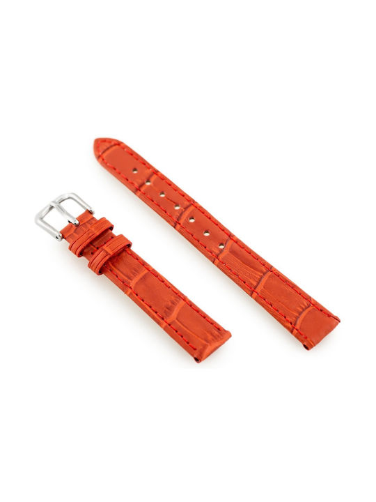 Pacific Leather Strap Red 16mm