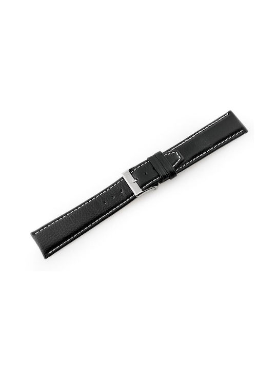 Pacific Leather Strap Black 20mm