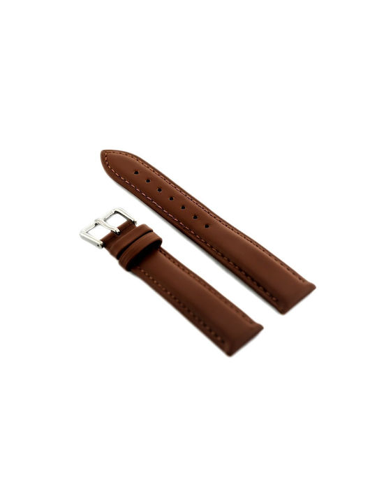 Pacific Leather Strap Brown 18mm