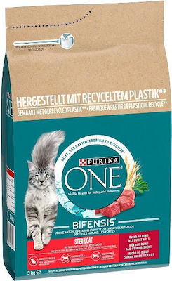 Purina Sterilcat Katzen-Trockenfutter mit Rindfleisch 3kg