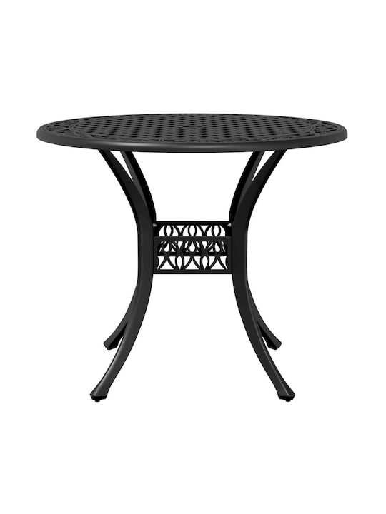 vidaXL Garden & Outdoor Furniture Sets Living Room Set Pieces Black with Umbrella Holder