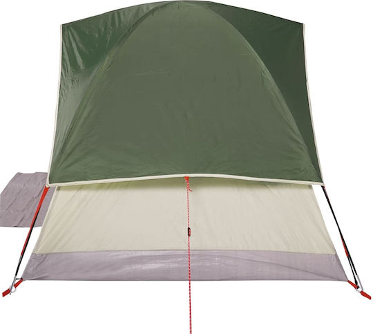 vidaXL Camping Tent Igloo Green for 3 People 213x213x132cm