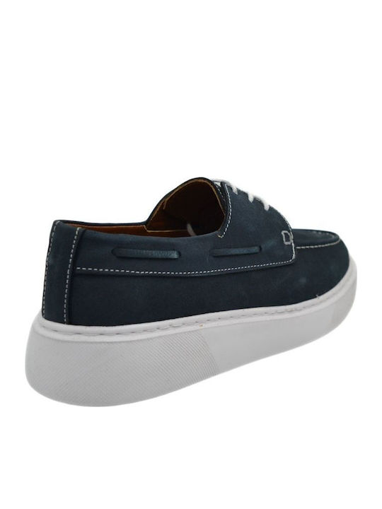Herren Mokassins in Blau Farbe
