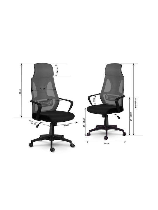 Sofotel Office Chair with Arms Grey
