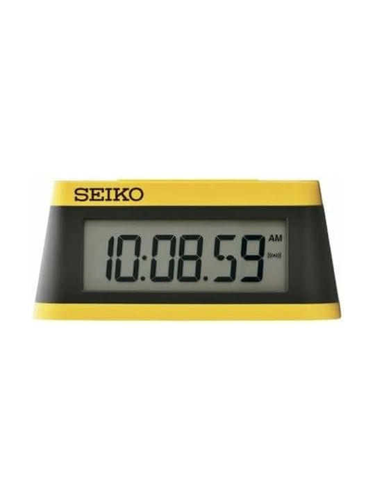 Seiko Qhl091y Tabletop Digital Clock with Alarm QHL091Y