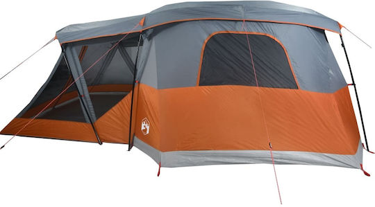 vidaXL Camping Tent Cabin Orange for 4 People 515x370x220cm