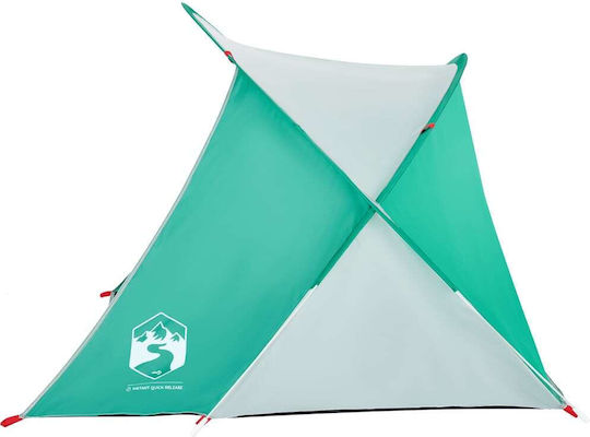 vidaXL Pop Up Strandsonnenschutz 4 Personen Grün