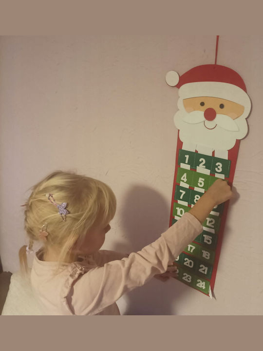 Calendar Advent Crăciun DIY Tesătură