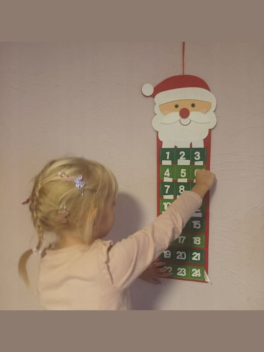 Calendar Advent Crăciun DIY Tesătură