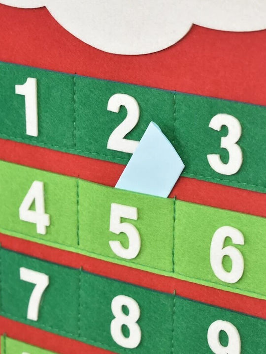 Calendar Advent Crăciun DIY Tesătură