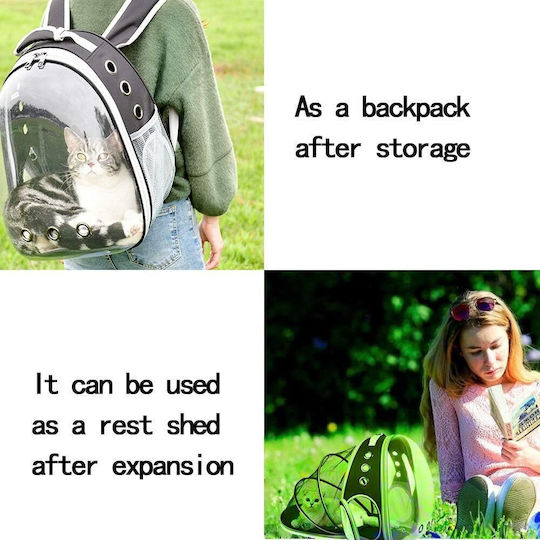 Rucsac pentru transport câine până la 7kg Negru M42xL32cm.