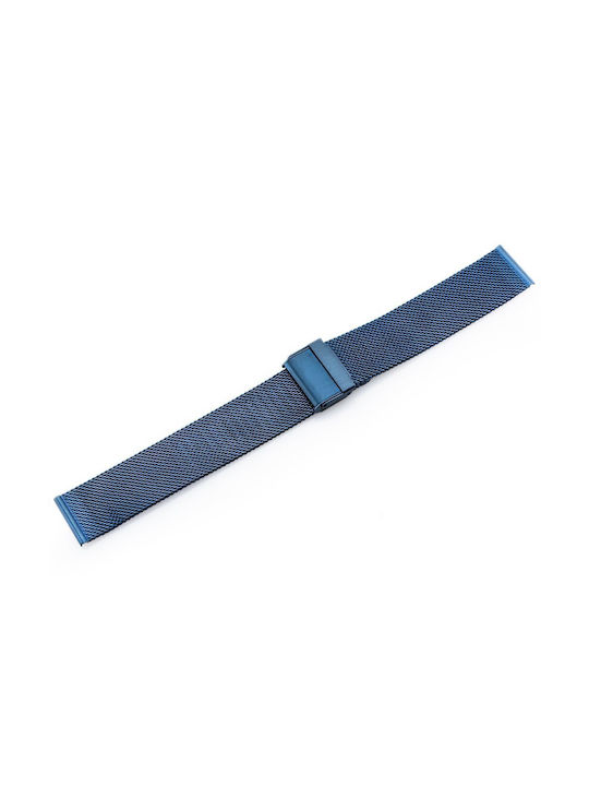 Pacific Brățară din metal Albastru marin 18mm