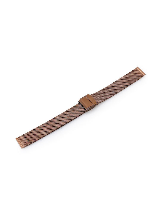Pacific Metallic-Armband Braun 12mm
