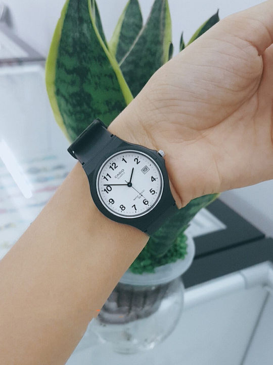 Casio Ρολόι Μπαταρίας με Καουτσούκ Λουράκι