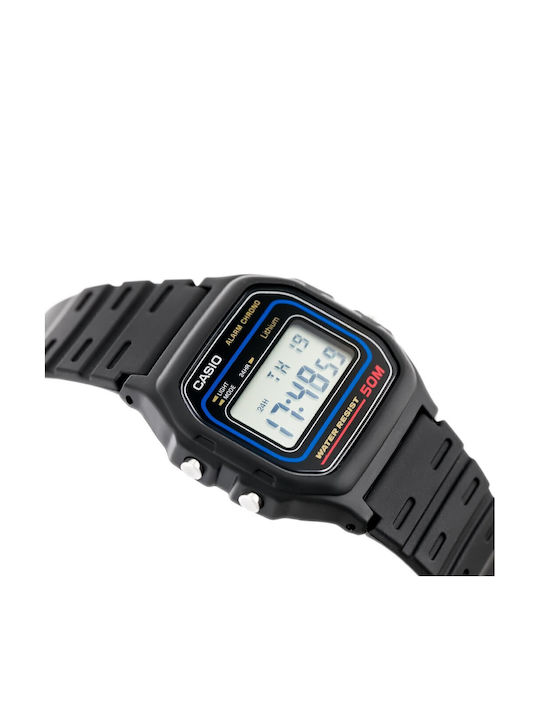 Casio Vintage Classic Digital Men's Watch 34mm Battery with Black Rubber Strap