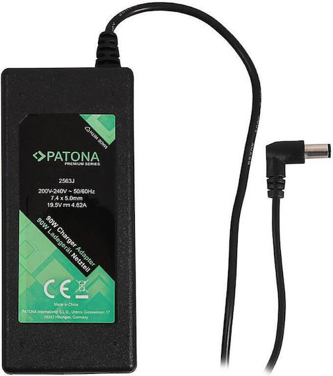 Patona Laptop Charger 90W 19.5V 4.62A for Dell