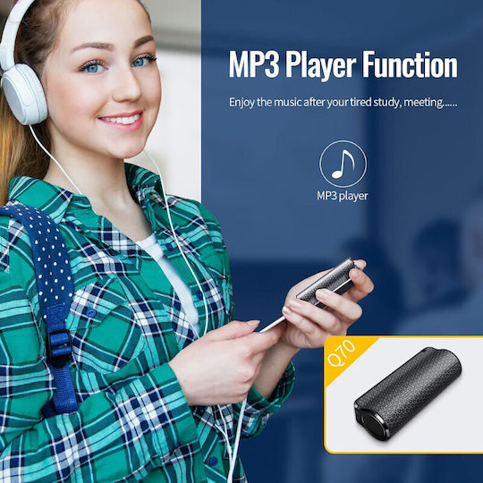 Mini Spy Voice Recorder Iuni Q70 32gb Voice Activation Mp3 Player