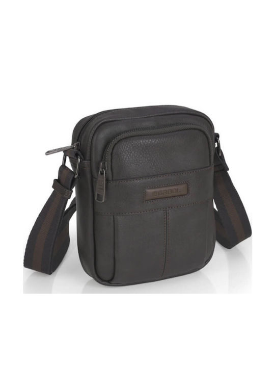 Frank Men's Messenger Bag Brown