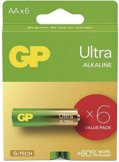 Genius Pack Alkaline Batteries AA 1.5V 6pcs