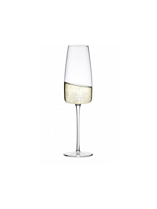 Rona Set Gläser Weißwein / Champagner aus Glas Mit Stiel 340ml 6Stück