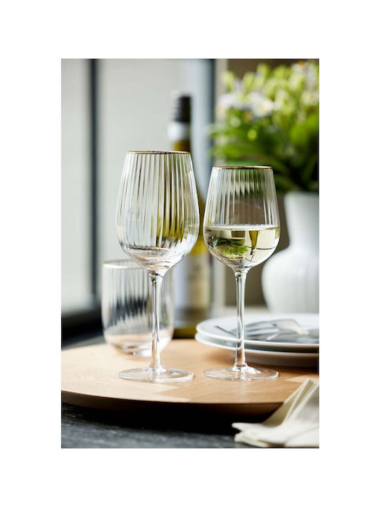 Lyngby Set of Glasses for White Wine made of Glass 4pcs