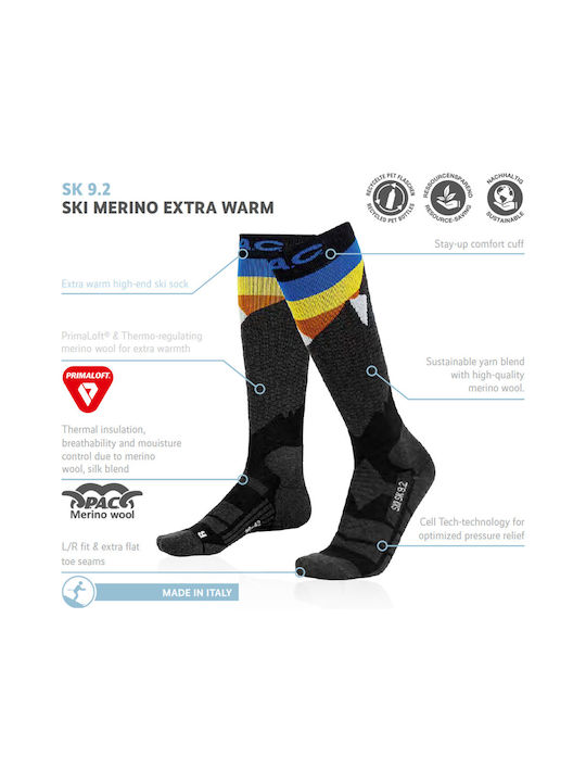 P.A.C. Ski- & Snowboardsocken Gray 1 Paar