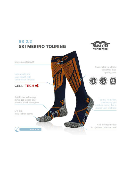 P.A.C. Ski- & Snowboardsocken Schwarz 1 Paar