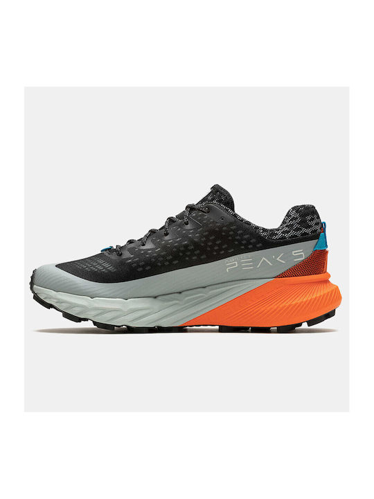 Agility Peak 5 Sport Shoes Trail Running Black / Tangerine