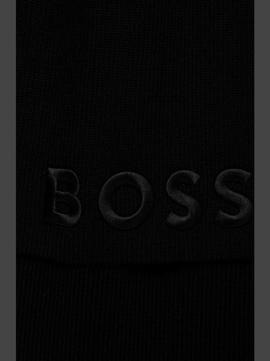 Hugo Boss Men's Wool Scarf Black