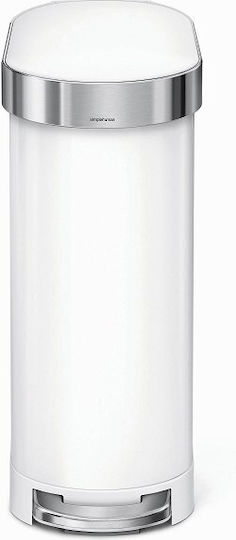 Simplehuman Inox Λευκός 45lt Simplehuman Inox Λευκός 45lt