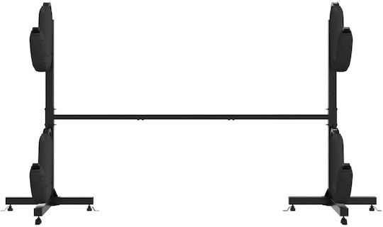 Vidaxl Kajak Lagerregal für 2 Kajaks 250x57x127,5 cm Stahl