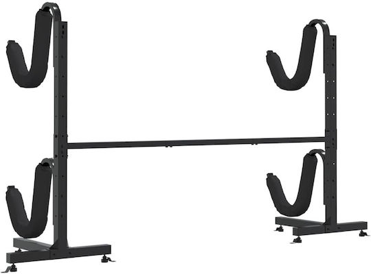 Vidaxl Kajak Lagerregal für 2 Kajaks 250x57x127,5 cm Stahl