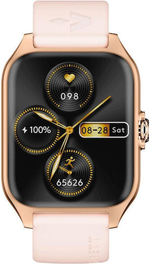 Garett GRC Style Smartwatch with Heart Rate Monitor (Rose Gold)