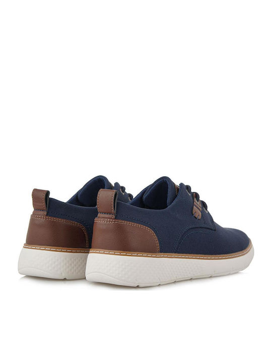 Men's Synthetic Leather Casual Shoes Blue