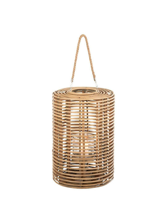 J-Line Bamboo Lantern Beige 50x34x12.5cm