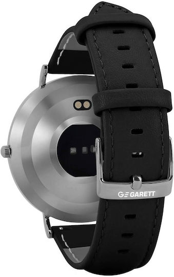 Garett Verona 50mm Smartwatch με Παλμογράφο (Ασημί)