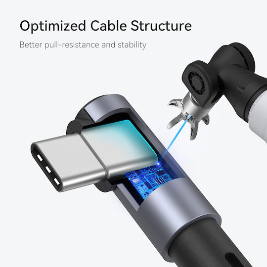 Kiwi Design Oculus Meta Link Cable 5m Black Cable Clip