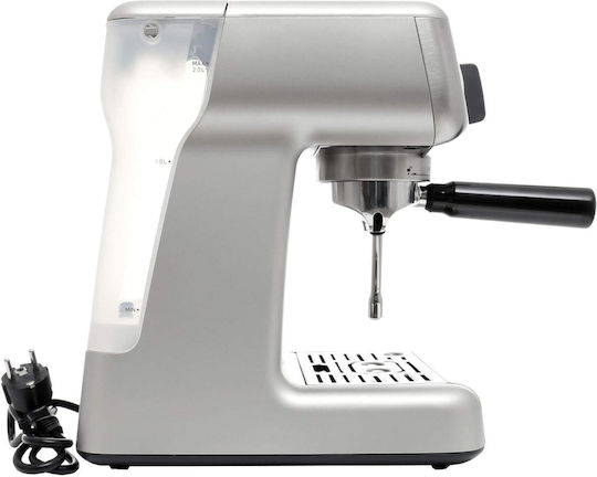 Breville Mini Barista VCF125X Μηχανή Espresso 1450W Πίεσης 15bar Ασημί VCF125X