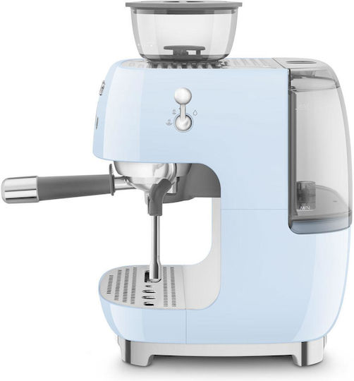 Smeg Automat de Espresso 1650W Presiune 20bar Albastră EGF03PBEU