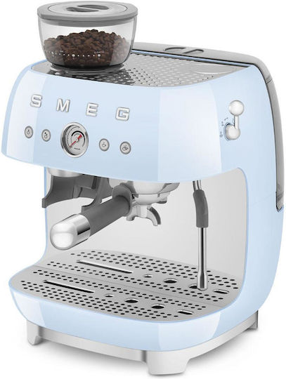 Smeg Automat de Espresso 1650W Presiune 20bar Albastră EGF03PBEU