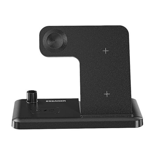 Essager Wireless Charger (Qi Pad) 15W Black (EWXZM-JC01-Z)