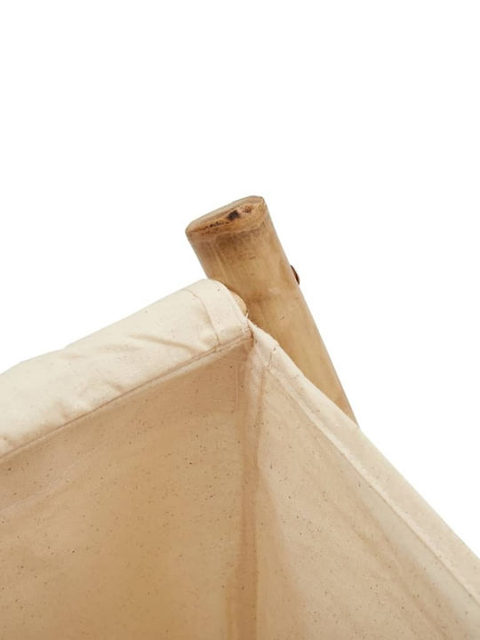 vidaXL 368035 Καλάθι Απλύτων Bamboo Πτυσσόμενο 45x55x63.5cm Μπεζ