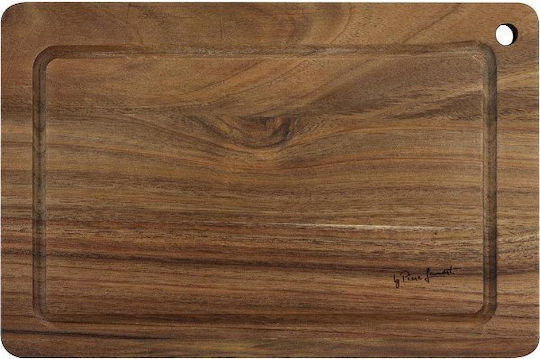 Lamart Плот за рязане Дърво Кафяв 28x20см 1бр