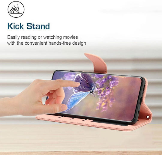 Butterfly Wallet Ροζ (Honor 200 Lite 5G)