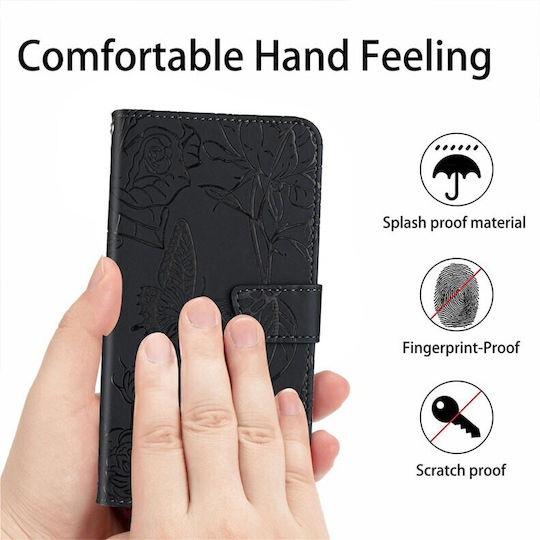 Butterfly Wallet Μαύρο (Honor 200 Lite 5G)